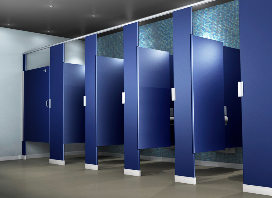 Solid plastic Toilet Partitions